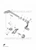 AXE DE SELECTEUR / PEDALE pour Yamaha YZ 250 FX de 2025