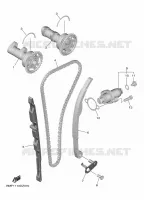 ARBRE A CAMES / CHAINE DE DISTRIBUTION pour Yamaha YZ 250 FX de 2025