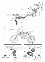 PARTIE ELECTRIQUE 2 pour Yamaha YZ 250 FX de 2025