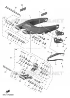 BRAS ARRIERE pour Yamaha YZ 250 FX de 2025