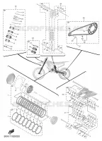 KIT PIECES D'ENTRETIEN pour Yamaha YZ 250 FX de 2025