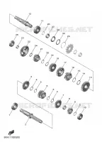 TRANSMISSION pour Yamaha YZ 250 FX de 2025