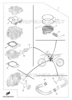 KIT PISTON pour Yamaha YZ 250 FX de 2025