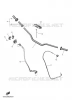 GUIDON ET CABLES pour Yamaha YZ 250 FX de 2025