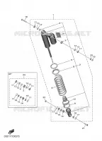 AMORTISSEUR ARRIERE pour Yamaha YZ 250 FX de 2025