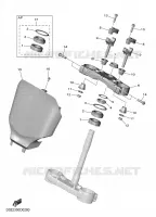 DIRECTION pour Yamaha YZ 250 FX de 2025
