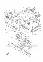 BRAS ARRIERE pour Yamaha YZ 125 X de 2025