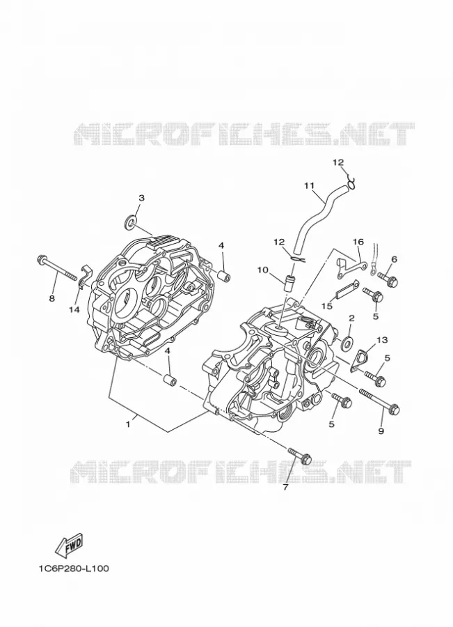 CARTER MOTEUR Yamaha MOTO 230 2025 TTR  TT-R230