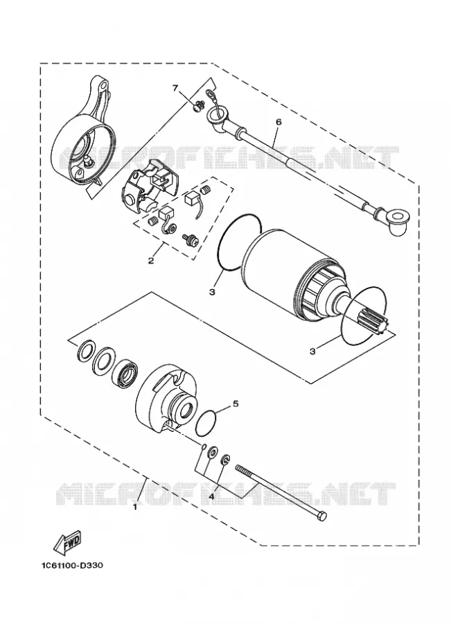 DEMARREUR Yamaha MOTO 230 2025 TTR  TT-R230