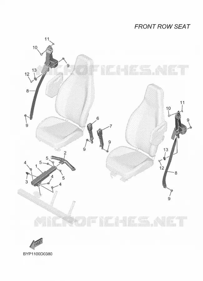 SELLE 2 Yamaha SIDE BY SIDE 1000 2025 WOLVERINE  YXF1000ELS