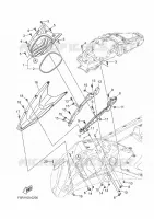 ENGINE HATCH 1 pour Yamaha JETBLASTER 2-UP de 2025
