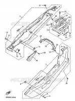 COUVERCLE LATERAL pour Yamaha GTS1000 de 1998