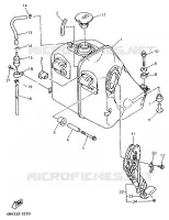 RESERVOIR A ESSENCE pour Yamaha GTS1000 de 1998