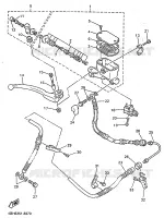 MAITRE CYLINDRE AVANT pour Yamaha GTS1000 de 1998