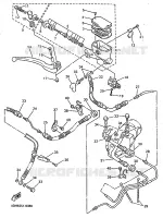 MAITRE CYLINDRE AVANT 2 pour Yamaha GTS1000 de 1998