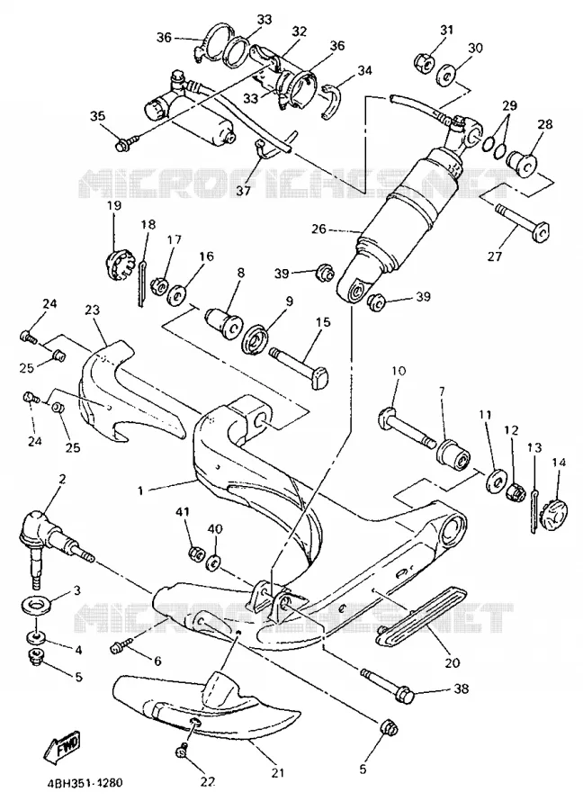 DIRECTION 2 Yamaha MOTO 1000 1994 GTS ABS  GTS1000A