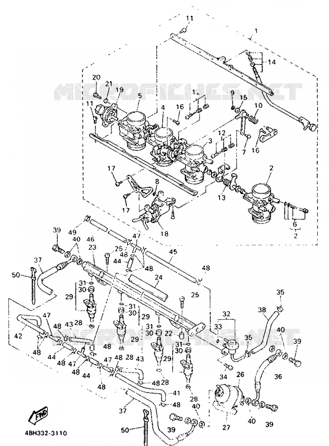 ADMISSION 2 Yamaha MOTO 1000 1998 GTS ABS  GTS1000A