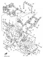 CADRE pour Yamaha GTS1000A de 1998