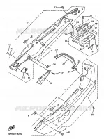 COUVERCLE LATERAL pour Yamaha GTS1000A de 1998