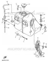 RESERVOIR A ESSENCE pour Yamaha GTS1000A de 1998