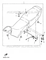 SELLE pour Yamaha GTS1000A de 1998