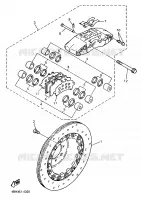ETRIER DE FREIN AVANT pour Yamaha GTS1000A de 1998