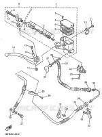MAITRE CYLINDRE AVANT pour Yamaha GTS1000A de 1998