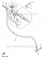 MAITRE CYLINDRE AVANT 3 pour Yamaha GTS1000A de 1998