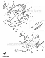 CARENAGES 3 pour Yamaha GTS1000A de 1998