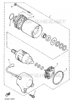 DEMARREUR pour Yamaha GTS1000A de 1998