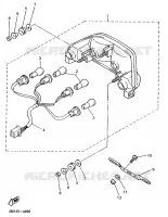 FEU ARRIERE pour Yamaha GTS1000A de 1998
