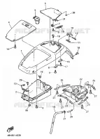 COUVERCLE pour Yamaha GTS1000A de 1998