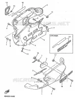 CARENAGES 3 pour Yamaha GTS1000A de 1998