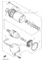 DEMARREUR pour Yamaha GTS1000A de 1998