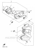 CLIGNOTANT pour Yamaha GTS1000A de 1998