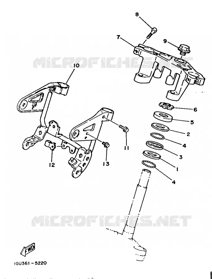 DIRECTION Yamaha MOTO 125 1986 RDLC  RD125LC