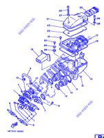 ADMISSION pour Yamaha RD350LC de 1991