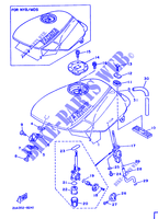 RESERVOIR A ESSENCE pour Yamaha RD350LC de 1988