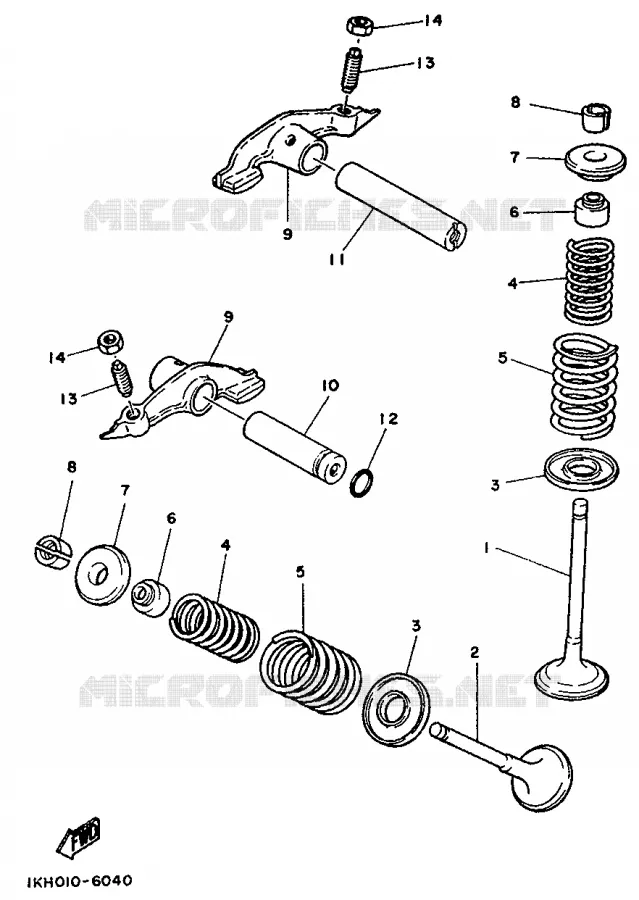 SOUPAPE Yamaha MOTO 125 1997 SR  SR125