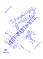 BRAS OSCILLANT / AMORTISSEUR pour Yamaha SR125 de 2000