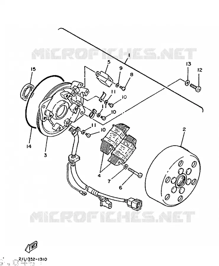 ALLUMAGE Yamaha MOTO 250 1991 SR  SR250