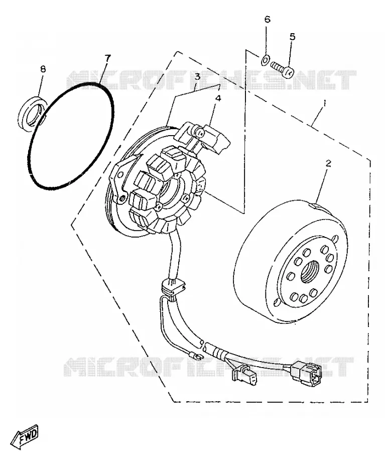 ALLUMAGE Yamaha MOTO 250 1996 SR  SR250