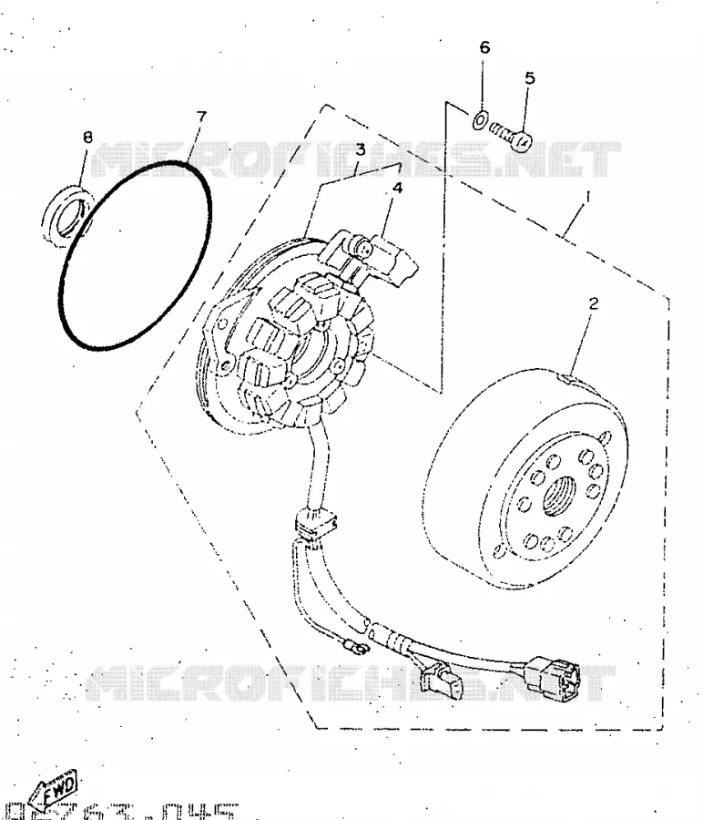 ALLUMAGE Yamaha MOTO 250 1996 SR  SR250