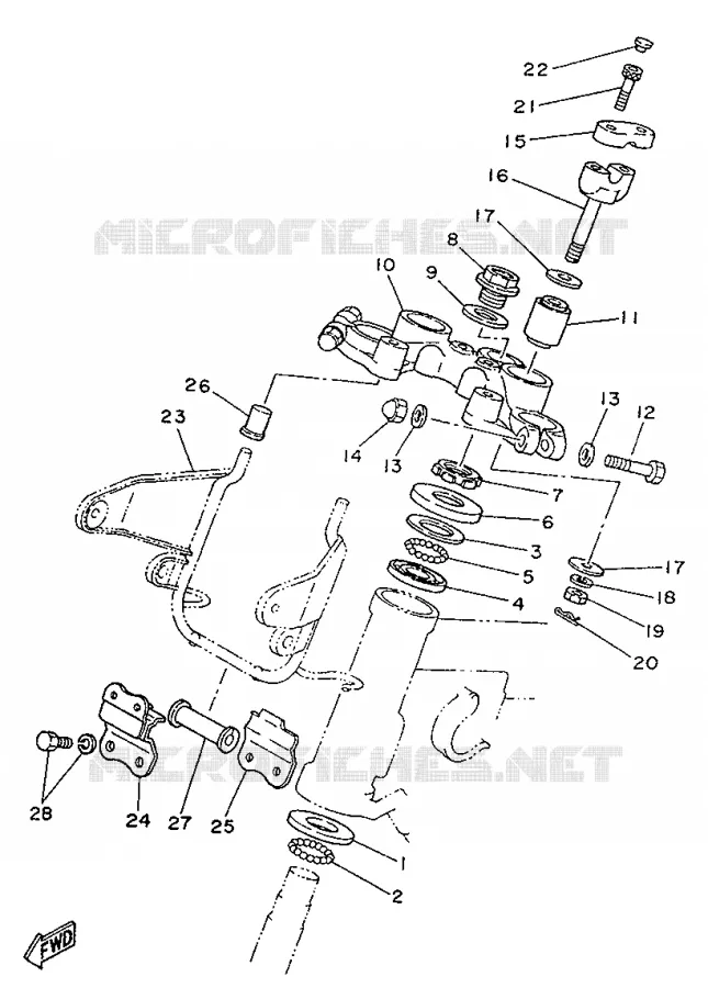 DIRECTION Yamaha MOTO 250 1996 SR  SR250SP
