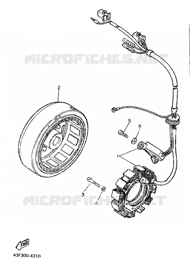 ALLUMAGE Yamaha MOTO 600 1987 SRX  SRX600