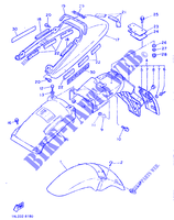 GARDE BOUE pour Yamaha SRX600N (20.0KW de 1987