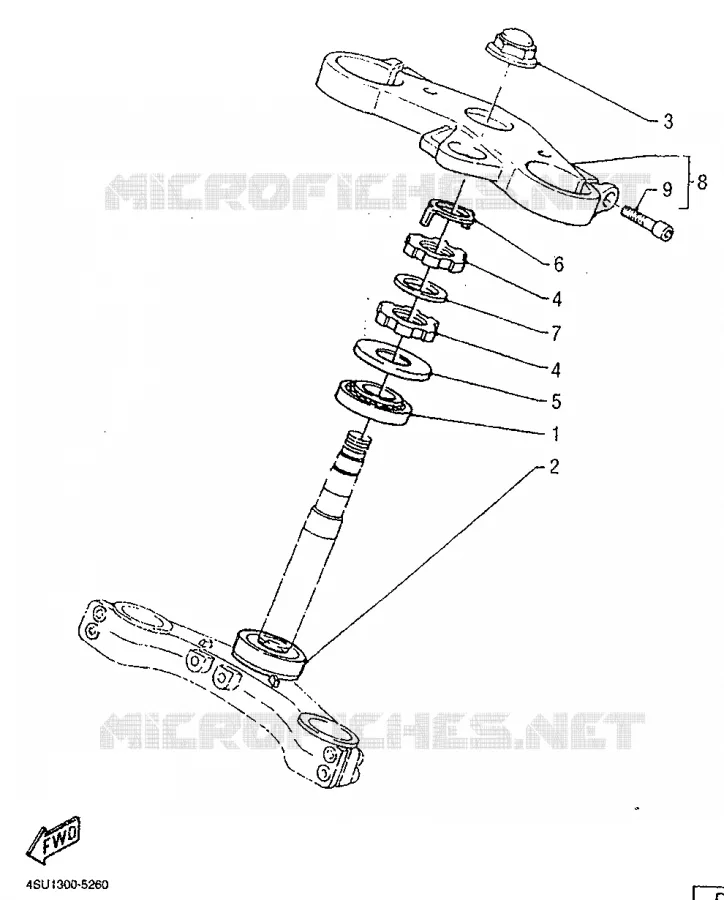 DIRECTION Yamaha MOTO 660 1995 SZR  SZR660