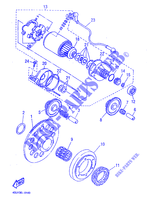 DEMARREUR pour Yamaha SZR660 de 1997