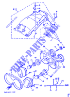 ALTERNATIVE GARDE BOUE / PHARE pour Yamaha TDM850 de 1995
