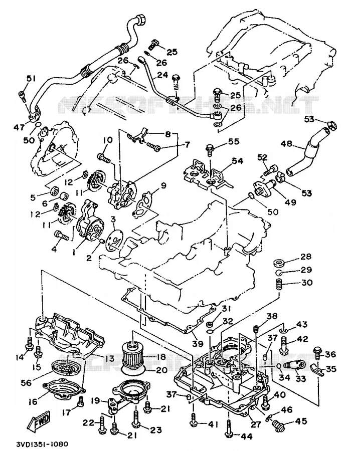 POMPE A HUILE Yamaha MOTO 850 1995 TDM  TDM850